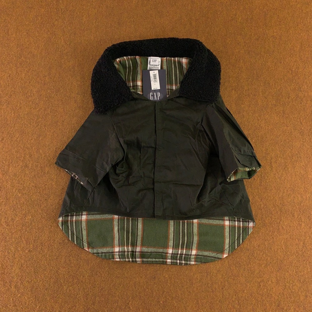 Gap Medium (20"‎ Neck 33" Chest 19" Back) Soft Cotton Pet Workman Jacket NWT